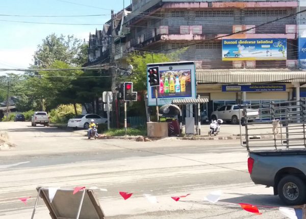 ป้ายโฆษณา led แยกคลองใหญ่