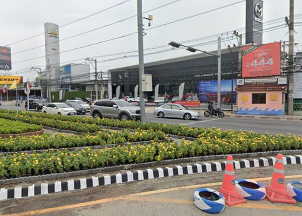 ป้ายโฆษณา led ชลบุรี พัทยาเหนือ ทางลงถนนมอเตอร์เวย์