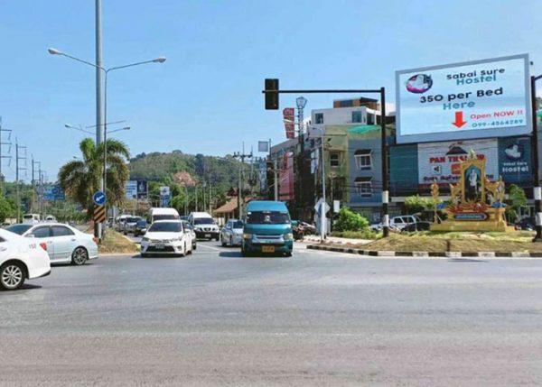 ป้ายโฆษณา led ภูเก็ต สามแยกหาดในยาง